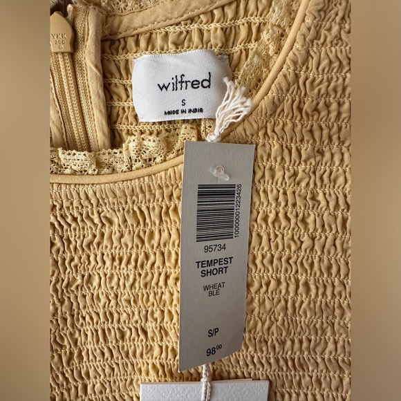 NWT Wilfred Tempest short sleeve cropped blouse - Picture 3 of 4